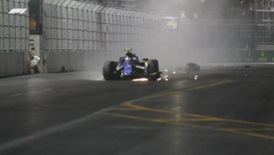 Franco Colapinto hat seinen Boliden in Las Vegas erneut geschrottet. 