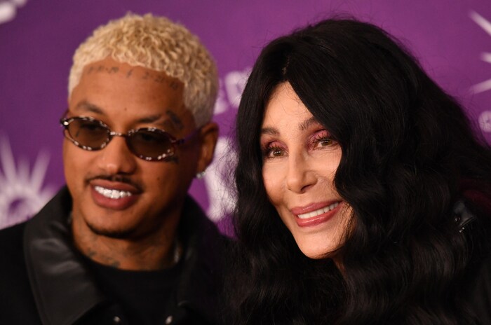 Cher with her current boyfriend Alexander Edwards