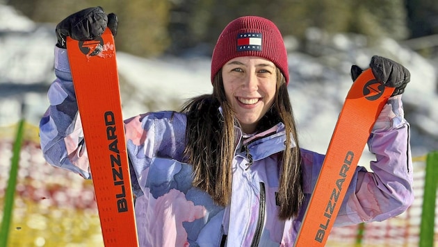 Deborah from Gmünd enjoyed the start of the season on the Turracher Höhe on Saturday (Bild: Evelyn Hronek/Hronek Eveline)