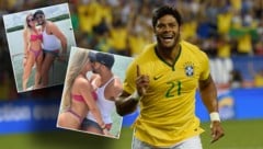 Hulk und seine Verlobte Camila Angelo stecken mitten in den Hochzeitsplanungen. (Bild: AFP/DON EMMERT / AFP, Instagram/camila_angelo_oficial)