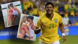 Hulk und seine Verlobte Camila Angelo stecken mitten in den Hochzeitsplanungen. (Bild: AFP/DON EMMERT / AFP, Instagram/camila_angelo_oficial)