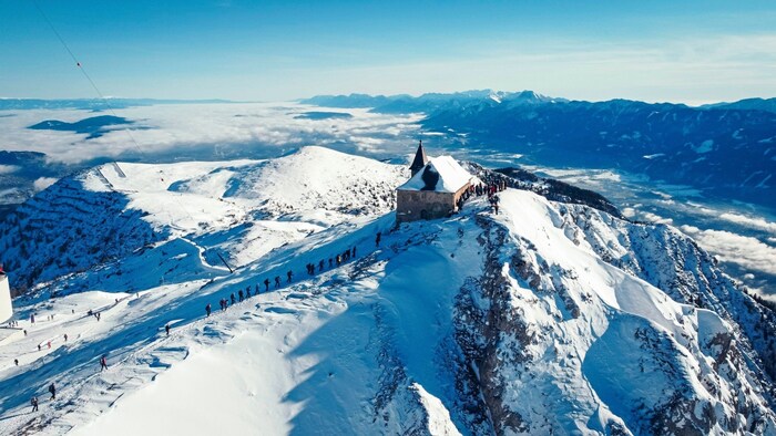Der Dobratsch ist jedes Jahr Fixpunkt bei den „Bergkrone“-Adventwanderungen.