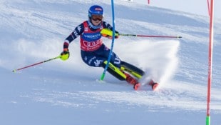 Mikaela Shiffrin hat sich den Sieg im Slalom von Gurgl gesichert.  (Bild: GEPA/GEPA pictures)