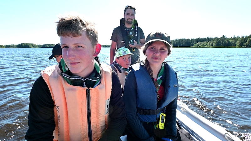 On land and on water (Bild: Pfadfindergruppe Braunau)