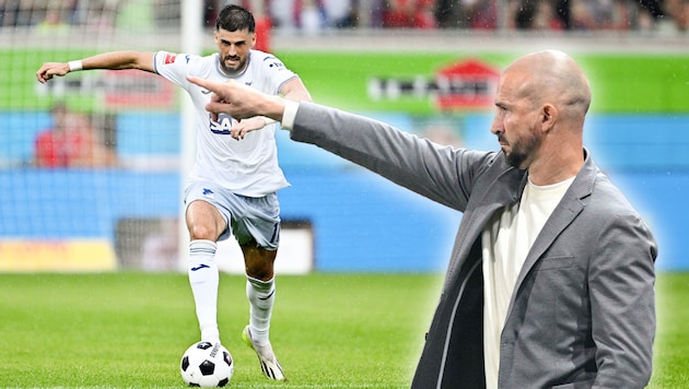 Christian Ilzer (r.) kann auf die Dienste von Florian Grillitsch verzichten. (Bild: GEPA/GEPA pictures)