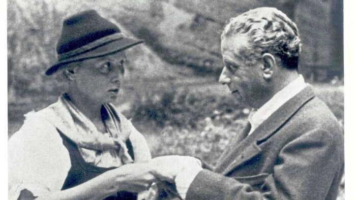 Die neue Namenspatronin: Helene Thimig mit Ehemann Max Reinhardt