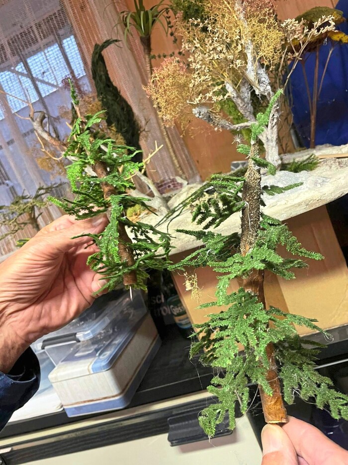 Even trees are made from natural materials.