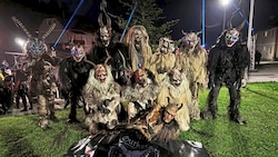 Die nächste Generation: Die Burschen der Kinderkrampusgruppe aus Gurk sind mit voller Leidenschaft bei der Sache. (Bild: Gurker Domteufel)