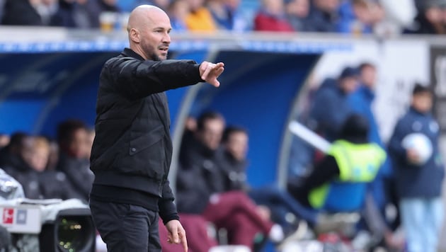 Christian Ilzer will play his first European Cup match as Hoffenheim coach today. (Bild: AFP/APA/Daniel ROLAND)