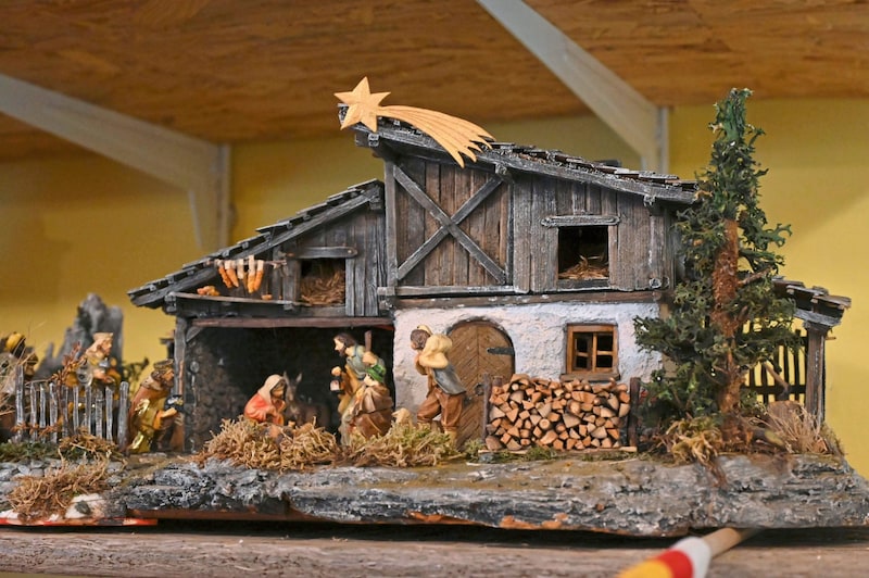 Nativity scenes create a Christmassy atmosphere. (Bild: Evelyn Hronek)