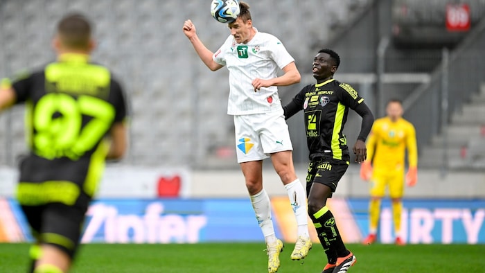 Der 1,75 Meter kleine, aber flinke Karamoko konnte seinen Speed noch nicht nutzen.