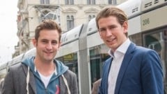 Lukas Schnitzer und Sebastian Kurz vor einigen Jahren (Bild: Facebook/Sebastian Kurz)