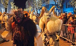 Gestern gings rund beim Klagenfurter Krampuslauf.