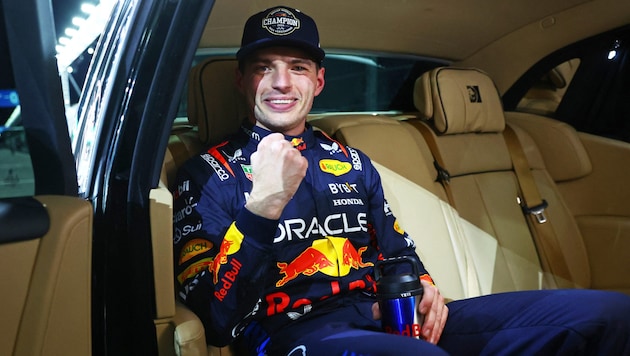 Will Max Verstappen be crowned champion again this year? (Bild: AFP/GETTY IMAGES/Mark Thompson)