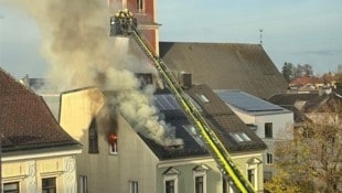Die Feuerwehr hatten den Brand dann schnell im Griff. 