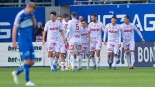 Der GAK jubelt in Linz.