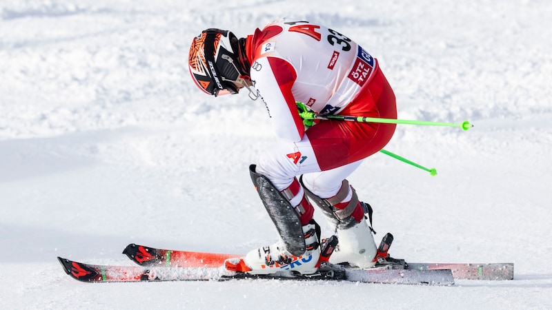 ... and, as in Levi, had to miss out on the second run. (Bild: GEPA pictures)