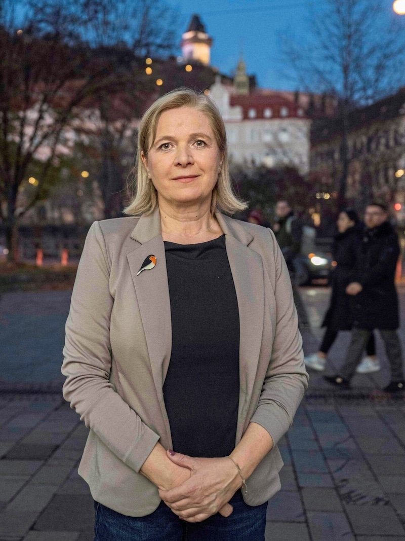 Die grüne Vizebürgermeisterin Judith Schwentner am Wahlabend. (Bild: Juergen Fuchs)