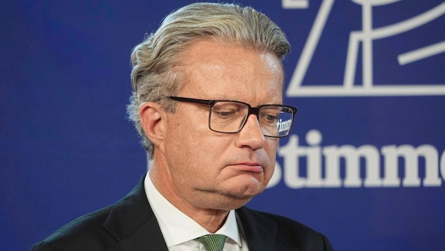 Für Christopher Drexler (ÖVP) war die Landtagswahl mehr als ernüchternd. (Bild: Pail Sepp)