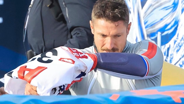 Marcel Hirscher was in a better mood: he crashed on the steep slope. "I'm out of place here like this." (Bild: Birbaumer Christof)