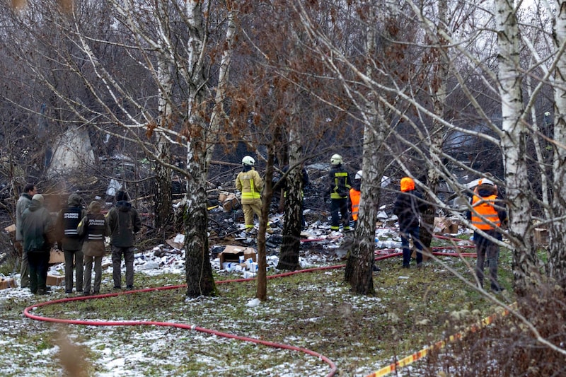 The cause of the crash is unclear. (Bild: AP)