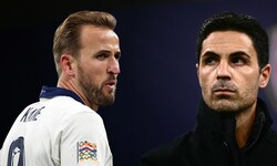 Harry Kane (l.) kritisierte die zahlreichen Absagen in der Nations League, Mikel Arteta (r.) ...