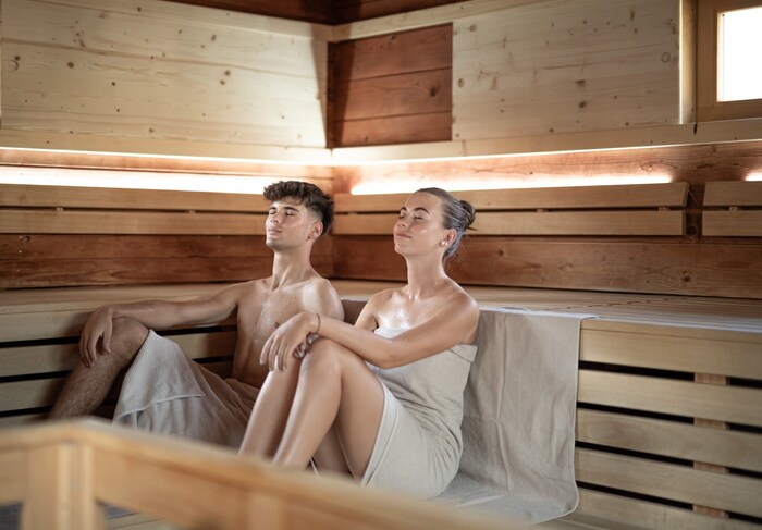 24 Saunen in einem Resort