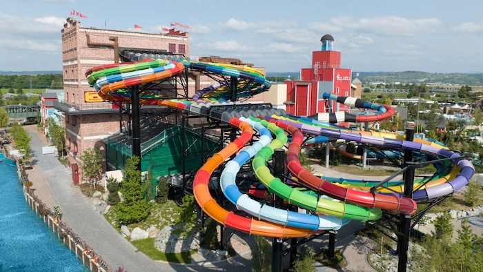 There are over 50 attractions in Rulantica, including 38 water slides in the indoor and outdoor ...