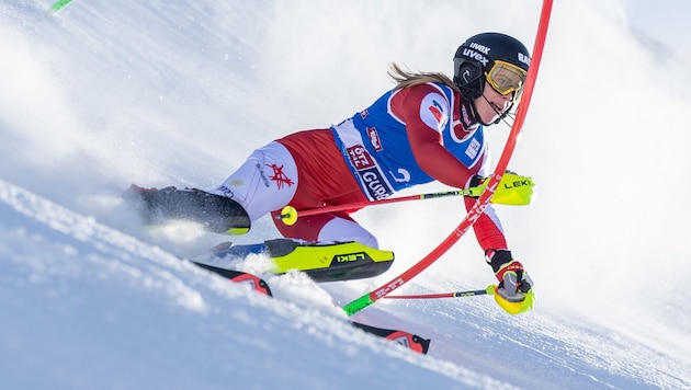 Katharina Liensberger hat einen guten Start in die neue Saison hingelegt.  (Bild: GEPA)