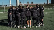 Die Austria-Spieler schworen sich auf das letzte Heimspiel im Herbst ein.