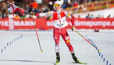 Johannes Lamparter möchte nach 2023 zum zweiten Mal das Nordic Triple in Seefeld gewinnen. 