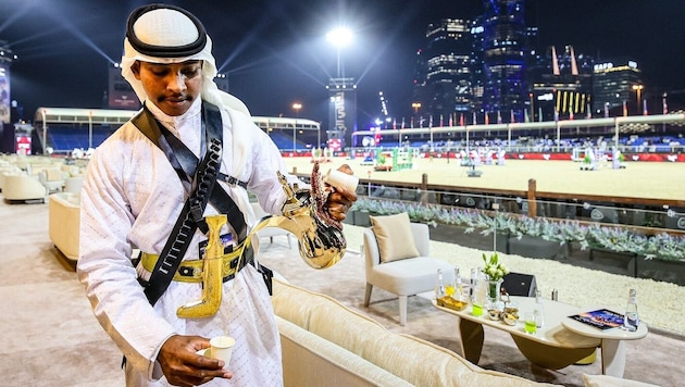 The atmosphere at the Super Grand Prix of the Global Champions Tour in Saudi Arabia was special. (Bild: Longines Global Champions Tour)