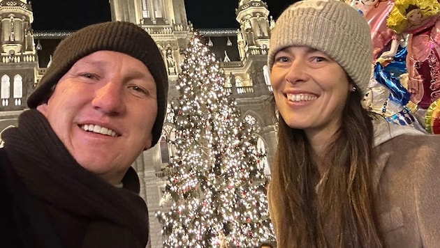 Bastian Schweinsteiger and Ana Ivanovic paid a visit to Vienna. (Bild: facebook.com/anaivanovic)