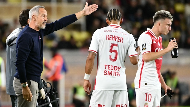 Adi Hütter (links) kann heute die Tür zum Achtelfinale weit aufstoßen. (Bild: AFP/APA/Christophe SIMON)