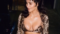 Kim Kardashian weiß das Leo-Muster besonders sexy in Szene zu setzen. (Bild: twitter.com/KimKardashian)