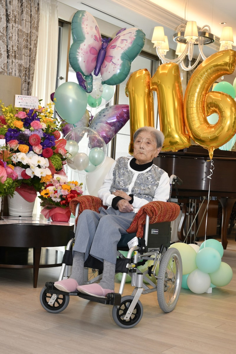 Tomiko Itooka ist 116 Jahre alt. (Bild: AFP)