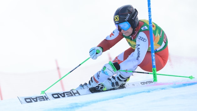 Amanda Salzgeber already competed in the World Cup in Sölden in October - as a forerunner. (Bild: Christof Birbaumer/Kronenzeitung)