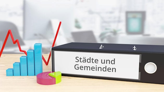 Red alert! Around a third of all 171 municipalities in Burgenland will no longer be able to balance their budgets in 2025. (Bild: stock.adobe.com null)