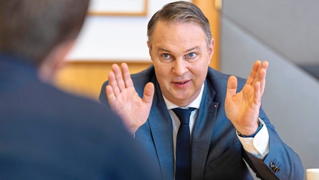 SPÖ leader Babler has "no right of intervention" in the case of the pact with the FPÖ in Styria. (Bild: Urbantschitsch Mario/Mario Urbantschitsch)