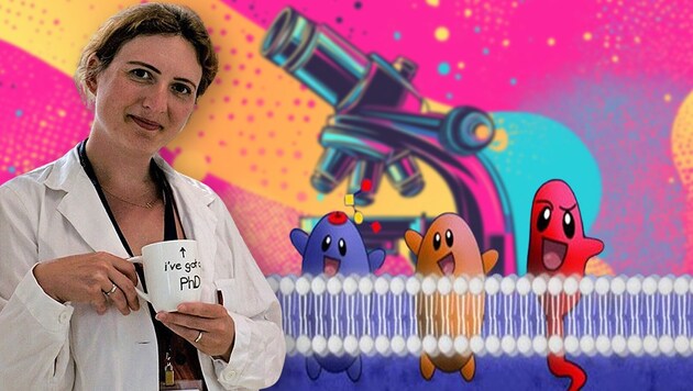 Wissenschaftskommunikation, die für Kinder und Jugendliche spannend ist – und ankommt: Die Grazer Forscherin Ariane Pessentheiner vermittelt wissenschaftliche Themen über coole Comics und experimentelle Schulworkshops. (Bild: Pessentheiner BioPhyCom neulandfilm stockadobe.com)