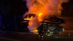 Gegen 17.30 Uhr brach der Brand auf der A 9 aus (Bild: FF Friesach-Wörth, FF Peggau)