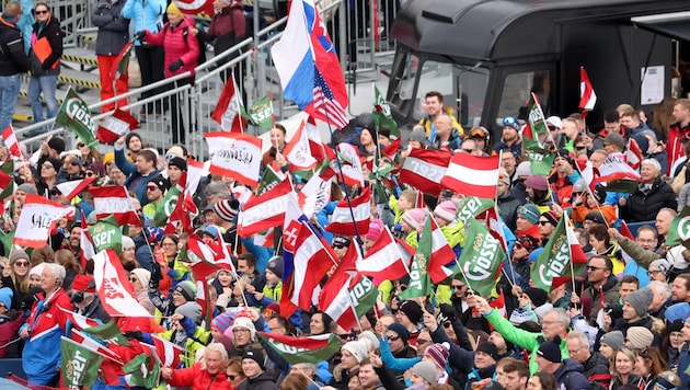 Nur offizielle Partner des ÖSV dürfen während der Ski-WM in Saalbach Werbung machen (Bild: Tröster Andreas)