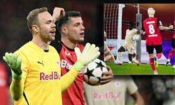 Leverkusen ging früh durch einen Hand-Elfmeter in Führung.