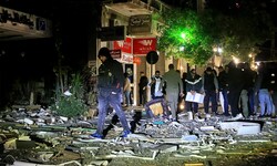 Vor Inkrafttreten der Waffenruhe führte Israel noch heftige Angriffe auf Beirut und zahlreiche ...
