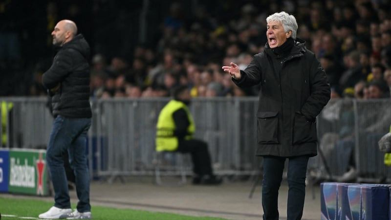 Joel Magnin (l.) ist ein Riesenfan von Gian Piero Gasperini (r.). (Bild: APA/AFP)