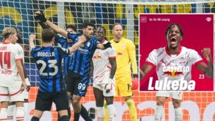 Böses Hoppala während Leipzigs Champions-Leauge-Match bei Inter