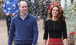 Prinz William und seine Ehefrau Kate