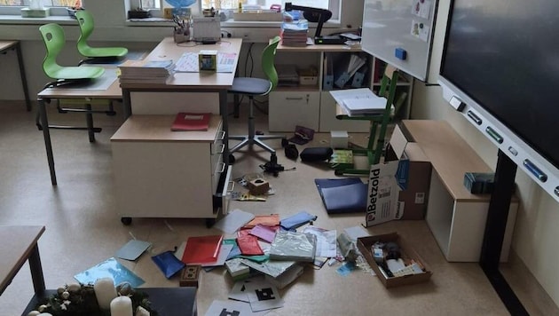 The burglars had ransacked all the rooms. (Bild: zVg)