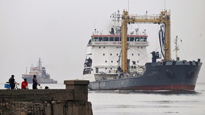 Ein russischer Öltanker
