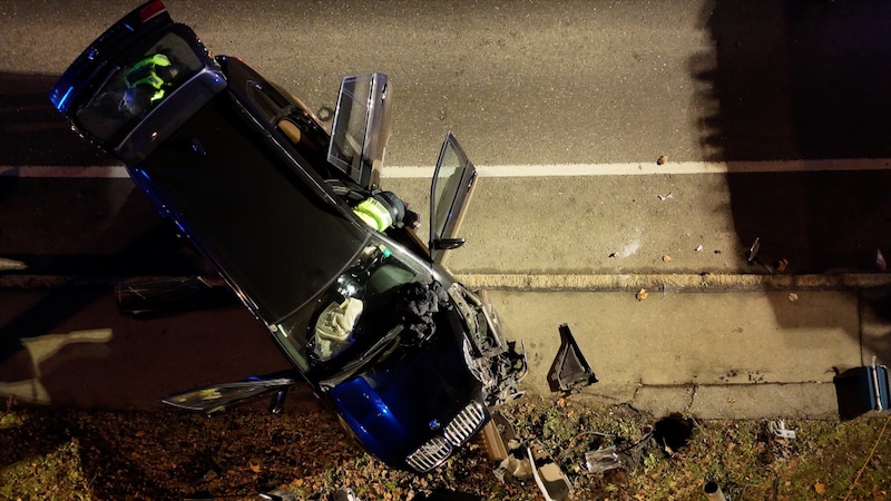 Die Unfallstelle in Fußach. (Bild: Maurice Shourot)